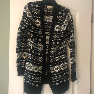 Women’s front button long cardigan sweater